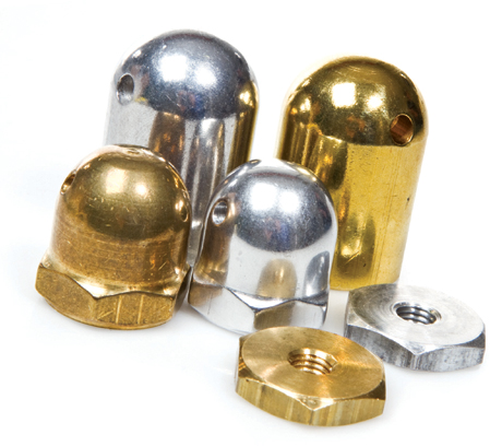 Harry Higley Safety Spinner Nuts and Heavy Hubs
