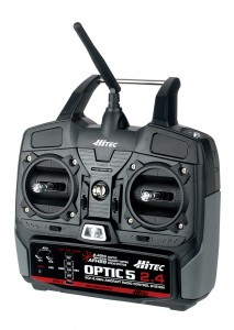 Model Airplane News - RC Airplane News | Hitec released the Optic 5, a new 5-Channel 2.4GHz Radio.