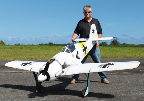 Frankie Mirandes and his fantastic Focke Wulf