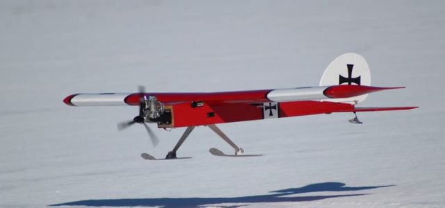 Wintertime Flying with Skis!