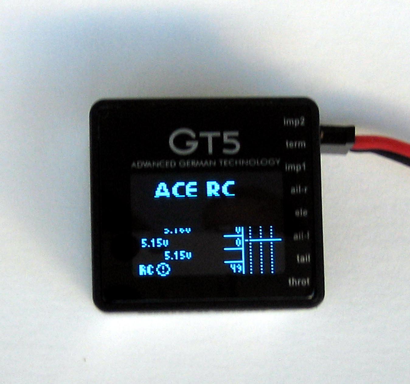 Ace GT5 Flybarless 3-Axis Gyro Control System