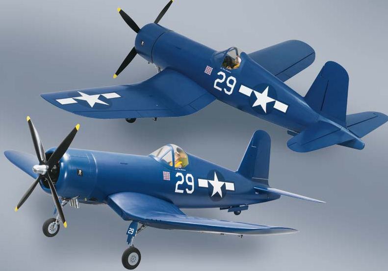 f4u rc airplane large size with