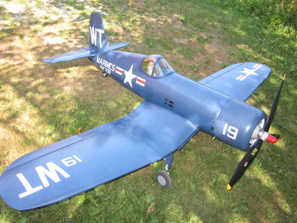 Model Airplane News - RC Airplane News | Top Flite Giant Scale F4U Corsair Build-along Part 11
