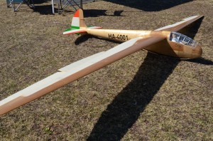 Dave DeGroodt brought his immaculate Hungarian "Nemere". This models was planked entirely of 1/64th ply. Yes! the plywood application is "scale" and replicates the full scale aircraft very accurately! The full-scale aircraft was built in 1936. Now, can anyone tell me why there are only 4 Olympic rings?