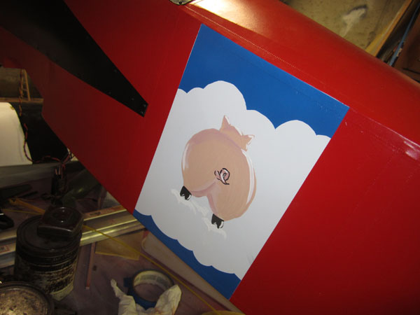 Hand-Painted Scale Details -- When Pigs Fly!