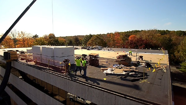 MAN gets a new Roof — Drone aerial inspection