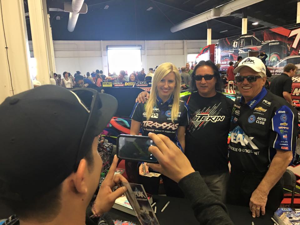 Courtney and John Force at RCX