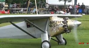 Louis 1:32 Model Airplane H0132 Executive Desktop Lindbergh Spirit Of St 