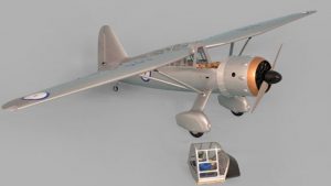 Phoenix Model Westland Lysander 1_4 ¾ 50-61ccEP ARF (3)