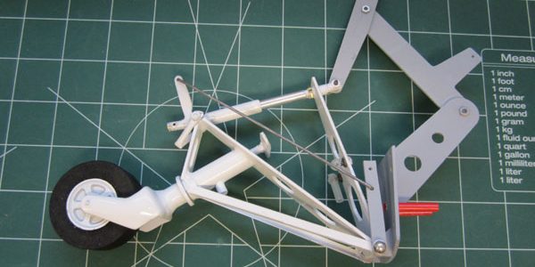 Model Airplane Corsair Tailwheel Upgrade