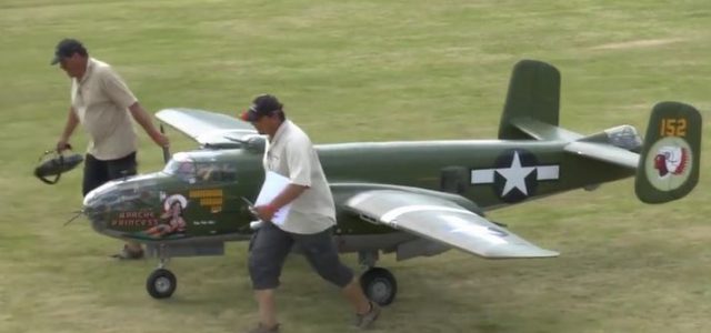1/3-Scale  B-25 Mitchell Bomber  22 feet of RC Excitment