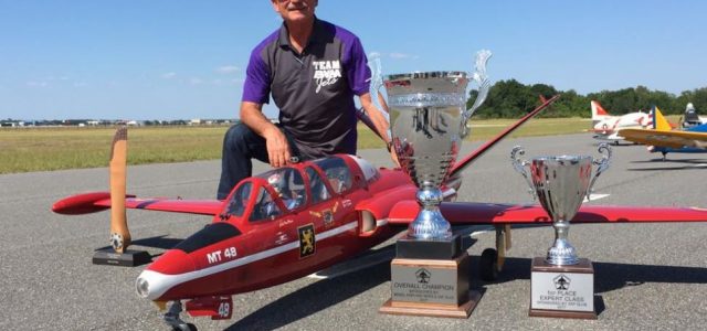 Two Time Mr. Top Gun winner,  Jack Diaz and his Fouga Magister