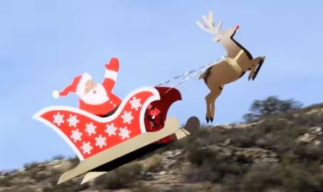 flying sleigh