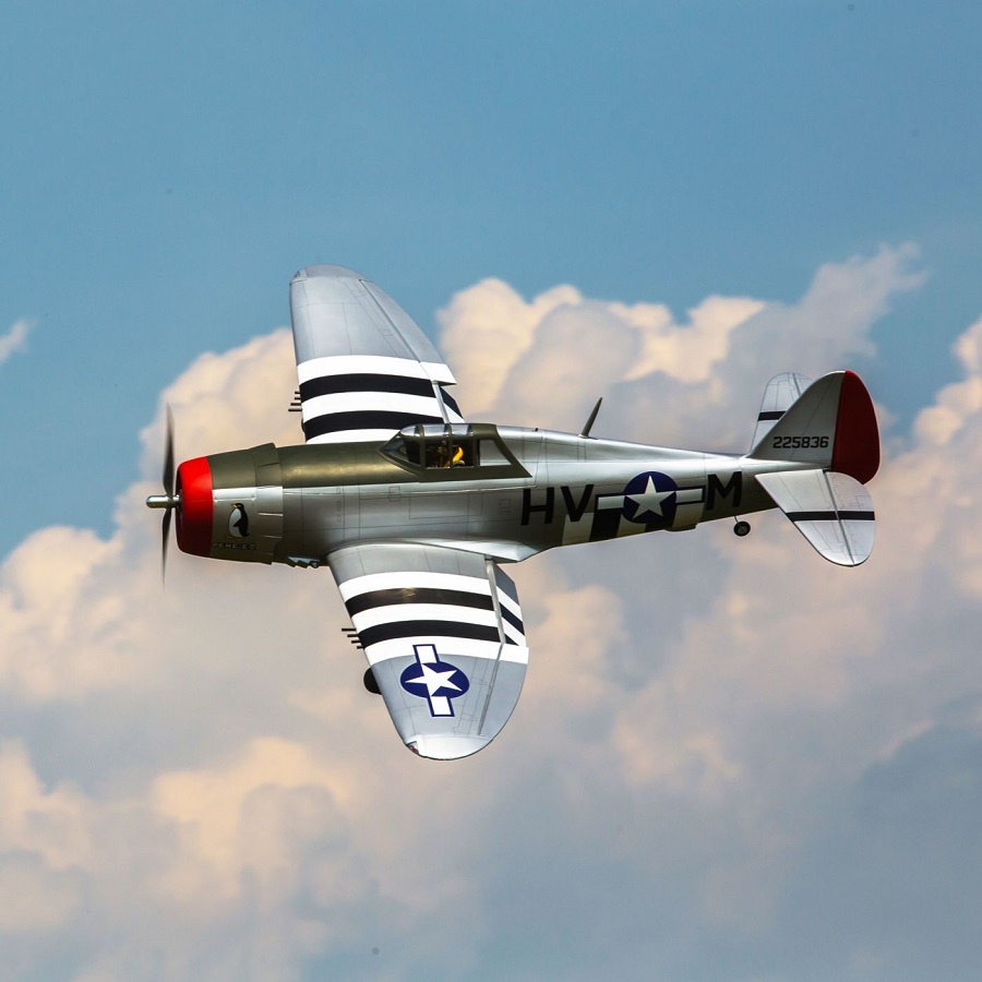 Model Airplane News - RC Airplane News | Hangar 9 P-47D Thunderbolt 20cc ARF 67″ [VIDEO]