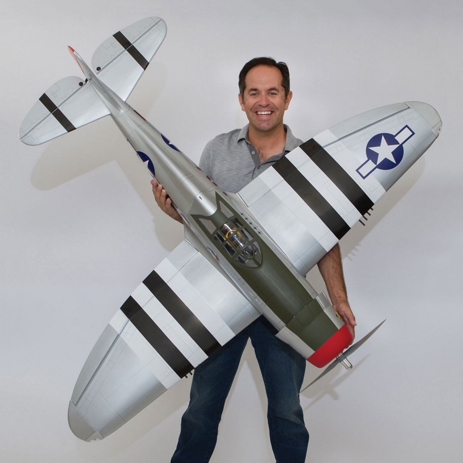 Model Airplane News - RC Airplane News | Hangar 9 P-47D Thunderbolt 20cc ARF 67″ [VIDEO]