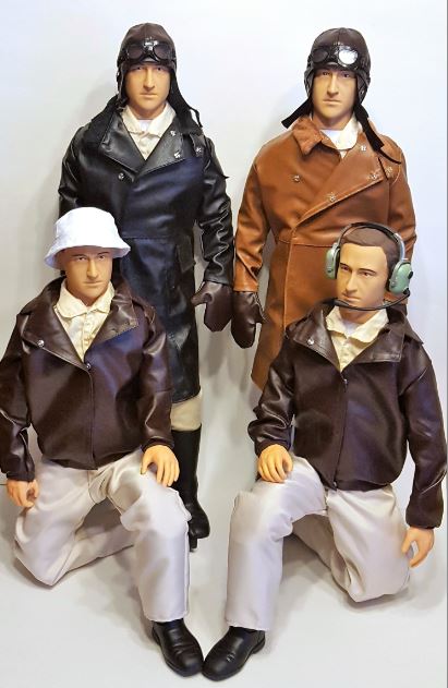 Warbird Pilots, scale, rc, radio control, pilot figures, ww1