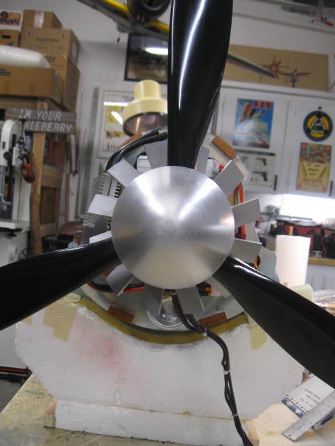 Model Airplane News - RC Airplane News | Fitting a Scale RC Fan/Spinner Combo to a 3-Blade Prop