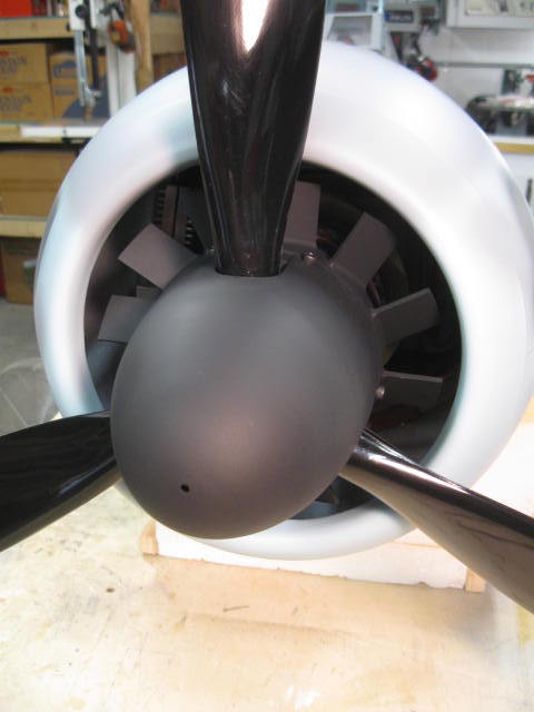 Model Airplane News - RC Airplane News | Fitting a Scale RC Fan/Spinner Combo to a 3-Blade Prop