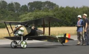 Monster-Scale Hanriot HD.1 — Flight and Detail Video