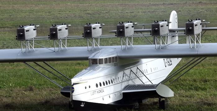 Model Airplane News - RC Airplane News | Gigantic 12-Engine Dornier Do X