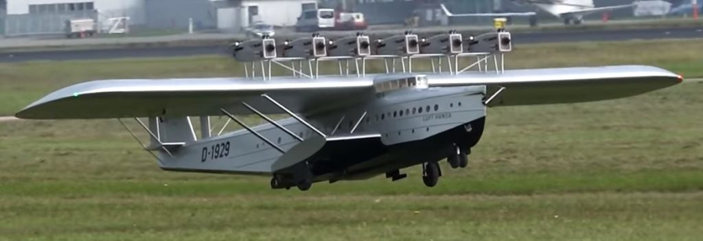 Model Airplane News - RC Airplane News | Gigantic 12-Engine Dornier Do X