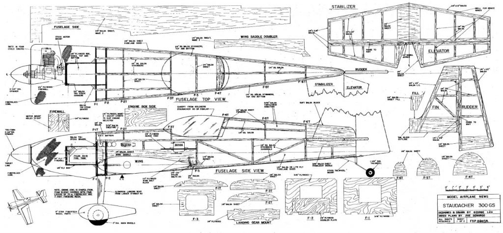 Model Airplane News - RC Airplane News | Staudacher GS-300 — MAN Plans Highlight