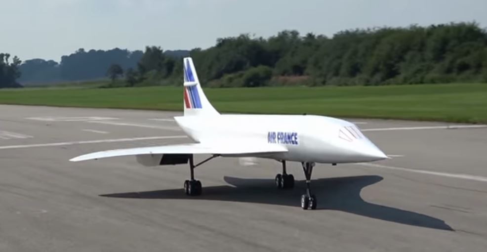 Model Airplane News - RC Airplane News | Monster Concorde Takes Flight
