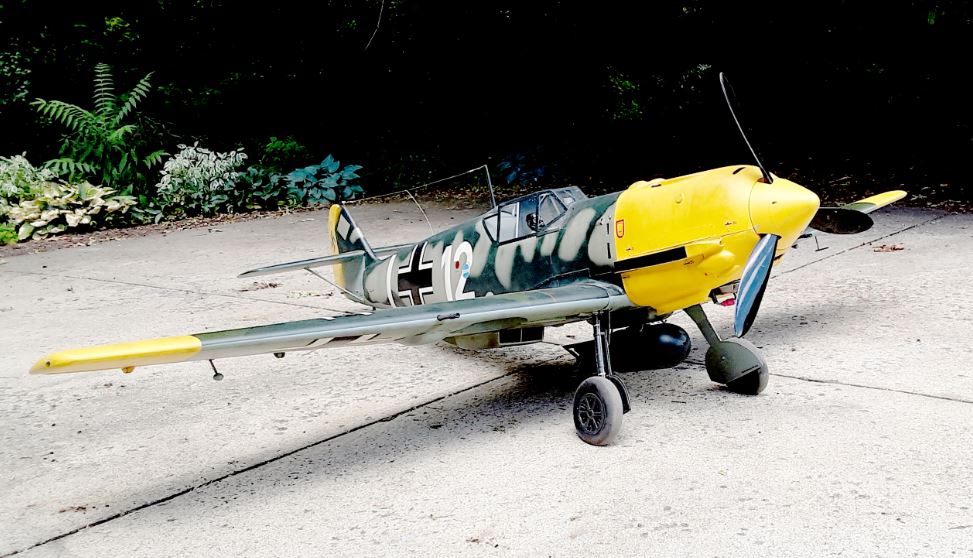 Model Airplane News - RC Airplane News | Scratch-Build 1/4-scale Bf-109