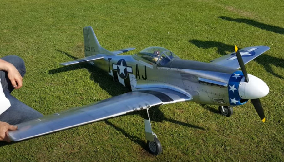 Model Airplane News - RC Airplane News | First Flight Success! Giant Scale P-51D Mustang