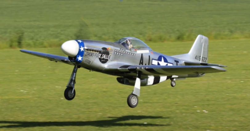 Model Airplane News - RC Airplane News | First Flight Success! Giant Scale P-51D Mustang