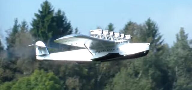 Dornier DO-X: giant scale flying boat with 12 engines!