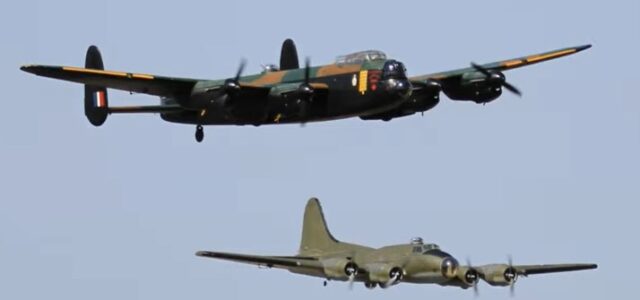 RC WW II Bombers Join Forces