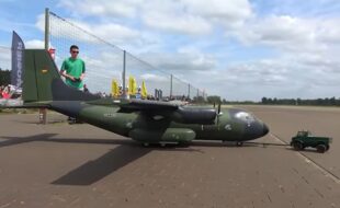 Huge C-160 complete with RC tug!
