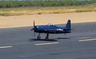 Giant Scale Bearcat w/ DLE-222 first flight!
