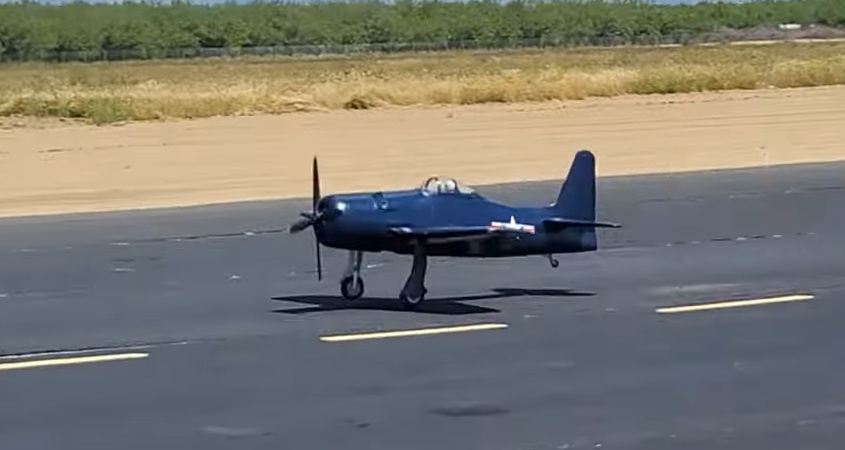Model Airplane News - RC Airplane News | Giant Scale Bearcat w/ DLE-222 first flight!
