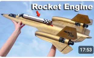 Rocket Boosted SR-71!